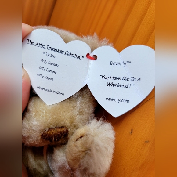 Set of 3 Vintage TY Attic Treasures Posable Plush - C. 1993 w/ Tags - Picture 5 of 15